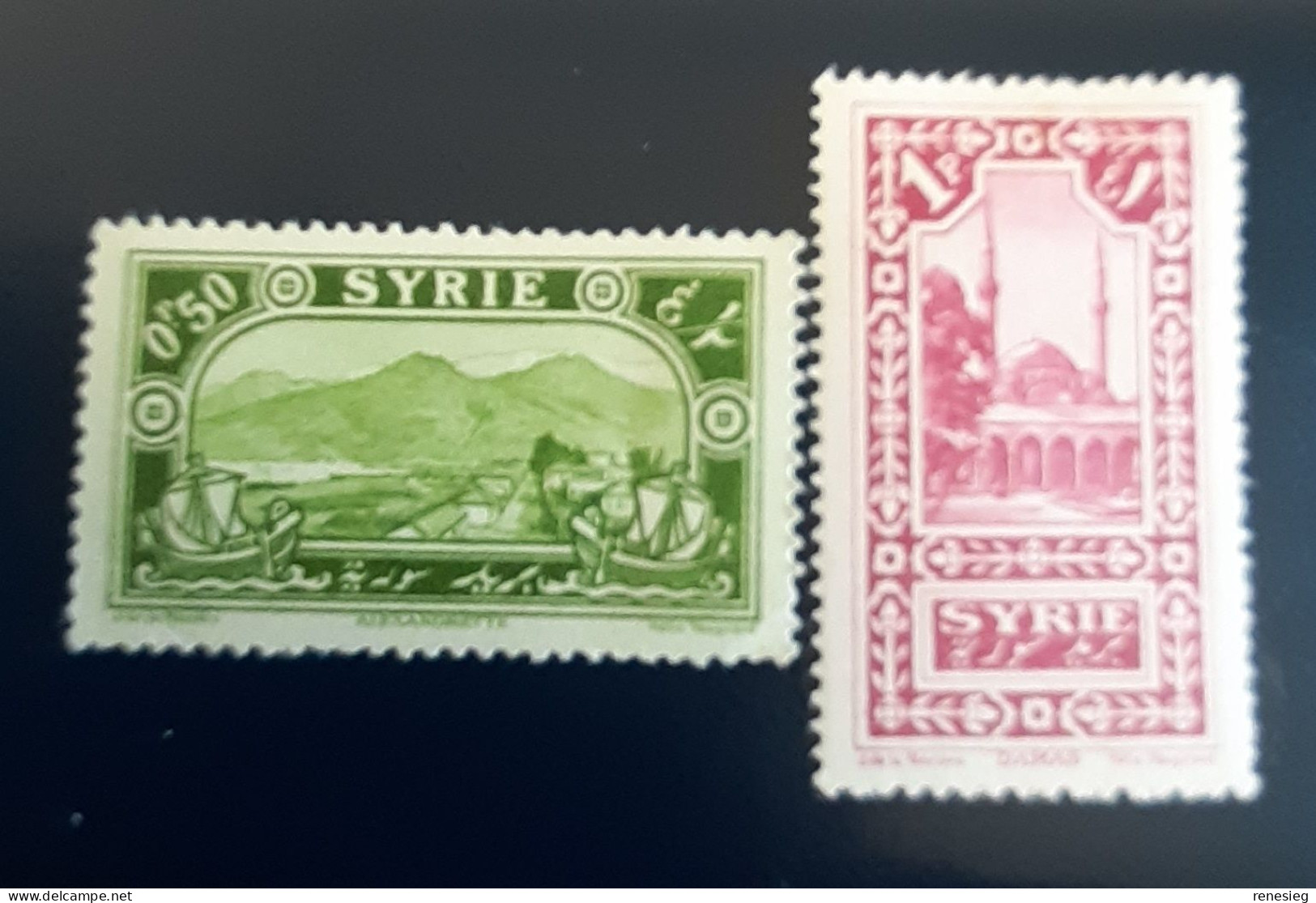 1925 Yvert 156 & 158 MH - Unused Stamps