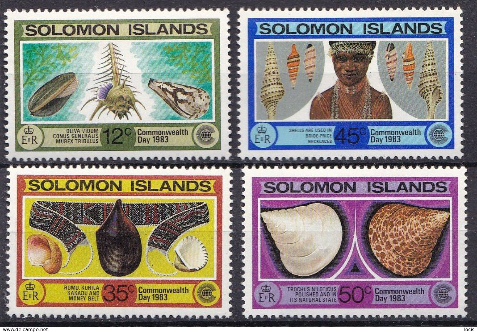 SOLOMON ISLANDS 1983 MNH** - Conchas