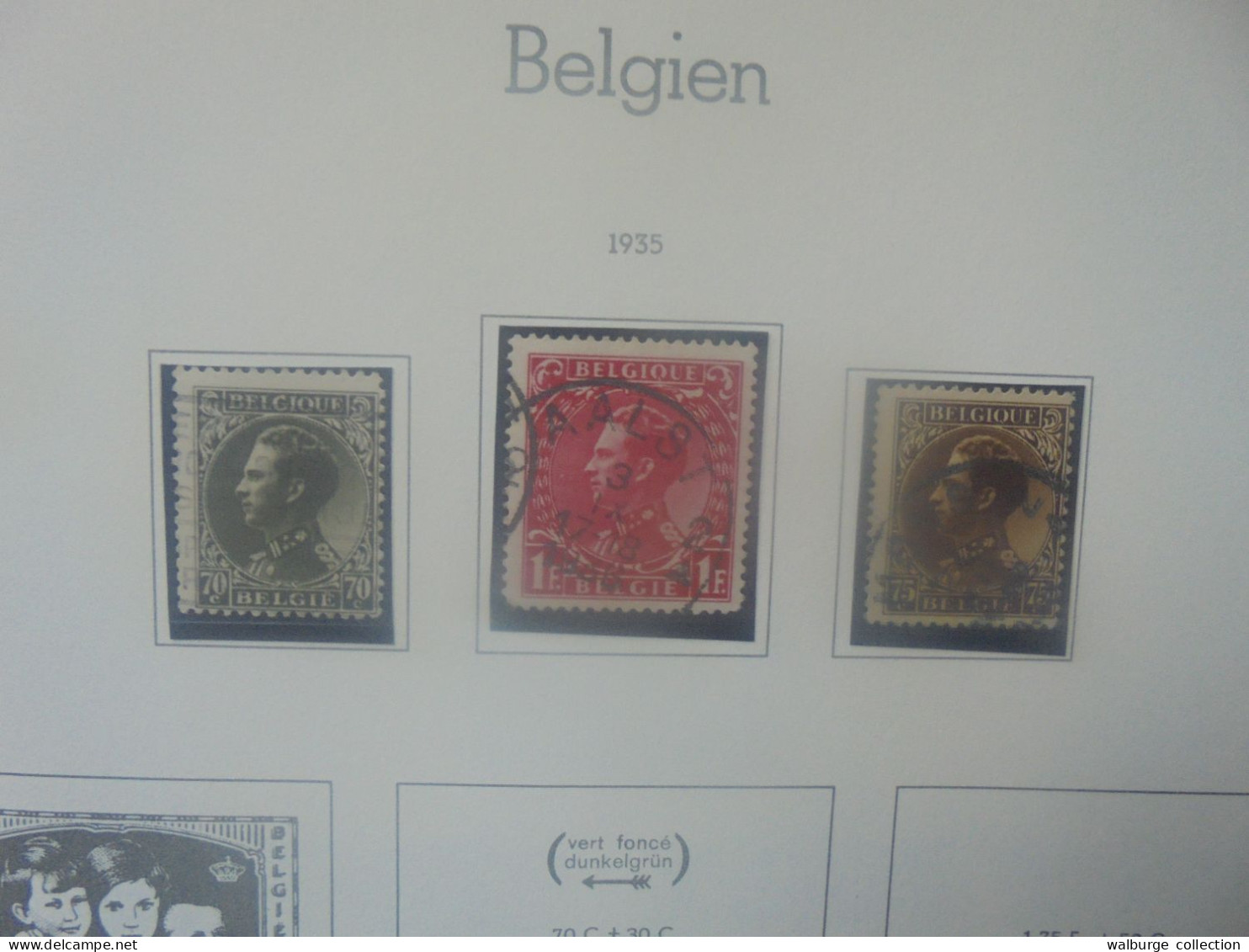 BELGIQUE 1849-1944 COLLECTION MAJORITE OBLITEREE. A SAISIR ! (4381) 2 KILOS 400