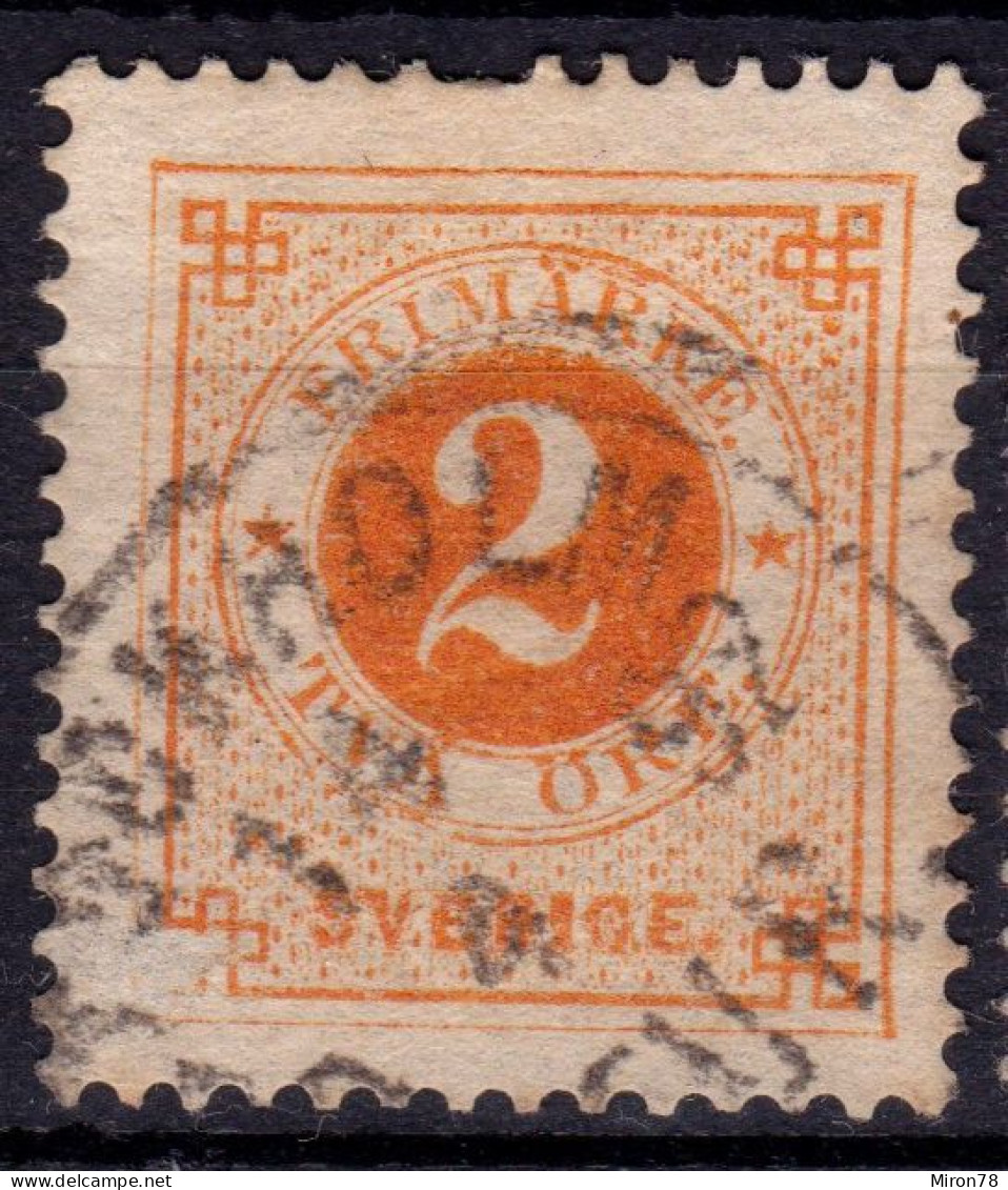 Stamp Sweden 1872-91 2o Used Lot70 - Gebruikt