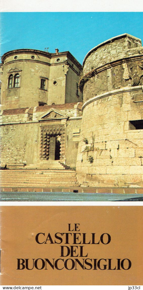 Ancienne Brochure Sur Le Castello Del Buonconsiglio (Château Du Bon Conseil), Trente; Italie 16 Pages - Dépliants Turistici