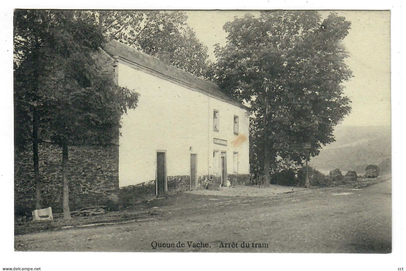 Laroche  La-Roche-en-Ardenne  Queue De Vache    Arrêt Du Tram  (Café Al Kawe Di Vatche) - La-Roche-en-Ardenne