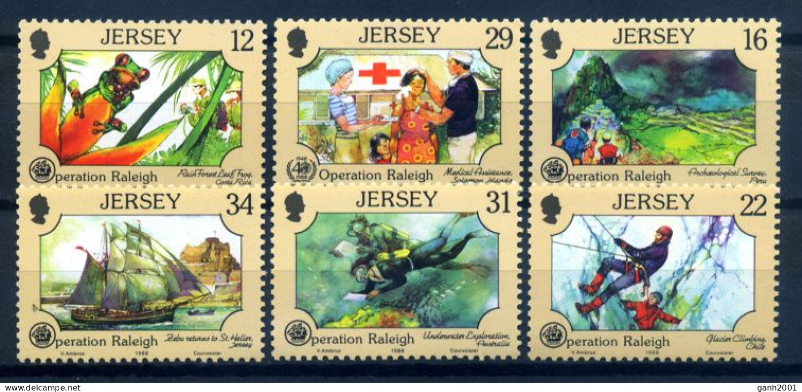 Jersey 1988 / Operation Raleigh MNH Operacion Raleigh / It00  1-48 - Jersey