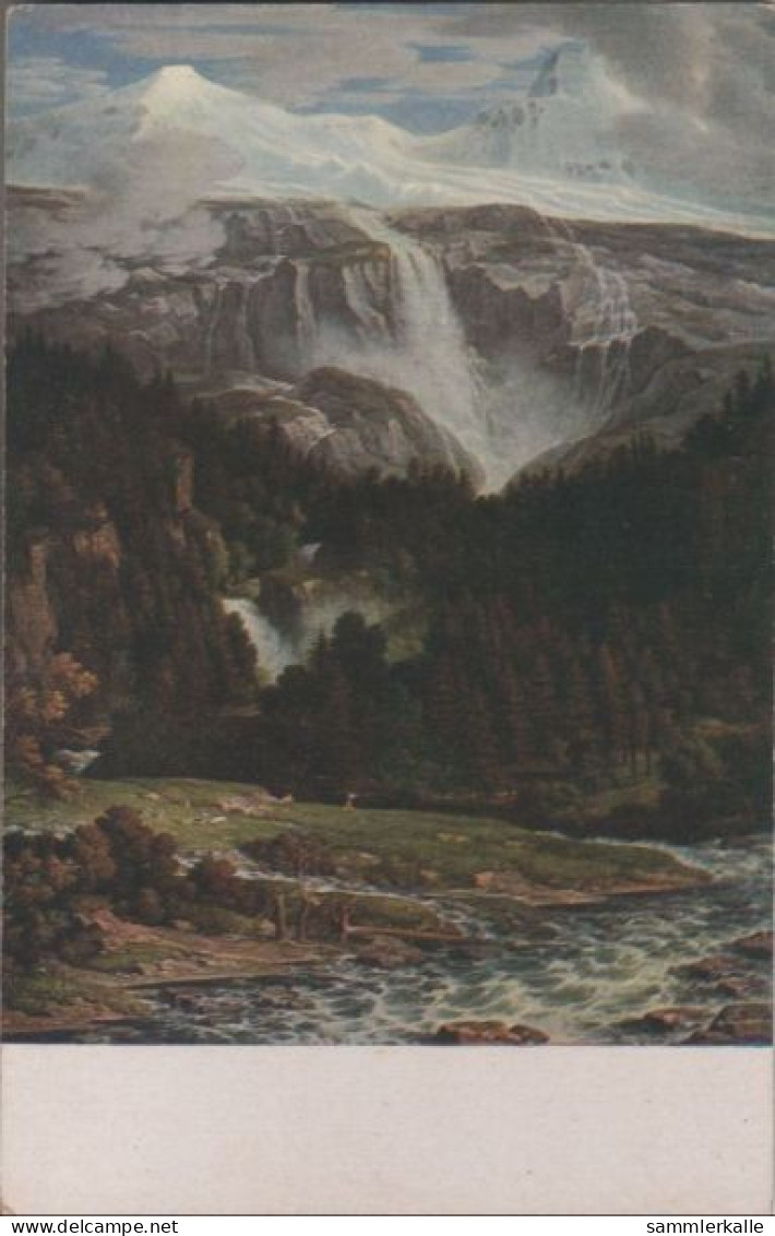 37712 - Koch - Schmadri-Wasserfall - Ca. 1930 - Peintures & Tableaux