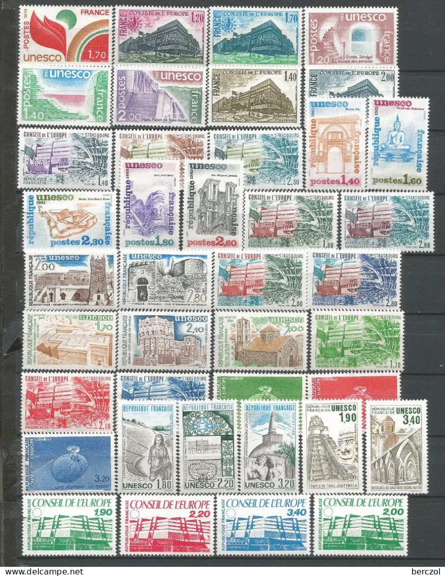 FRANCE SERVICE  ANNEES 1958/1998 LOT DE 104 TP N°16 à 119 NEUFS** MNH TB COTE 157,10 €  - Mint/Hinged