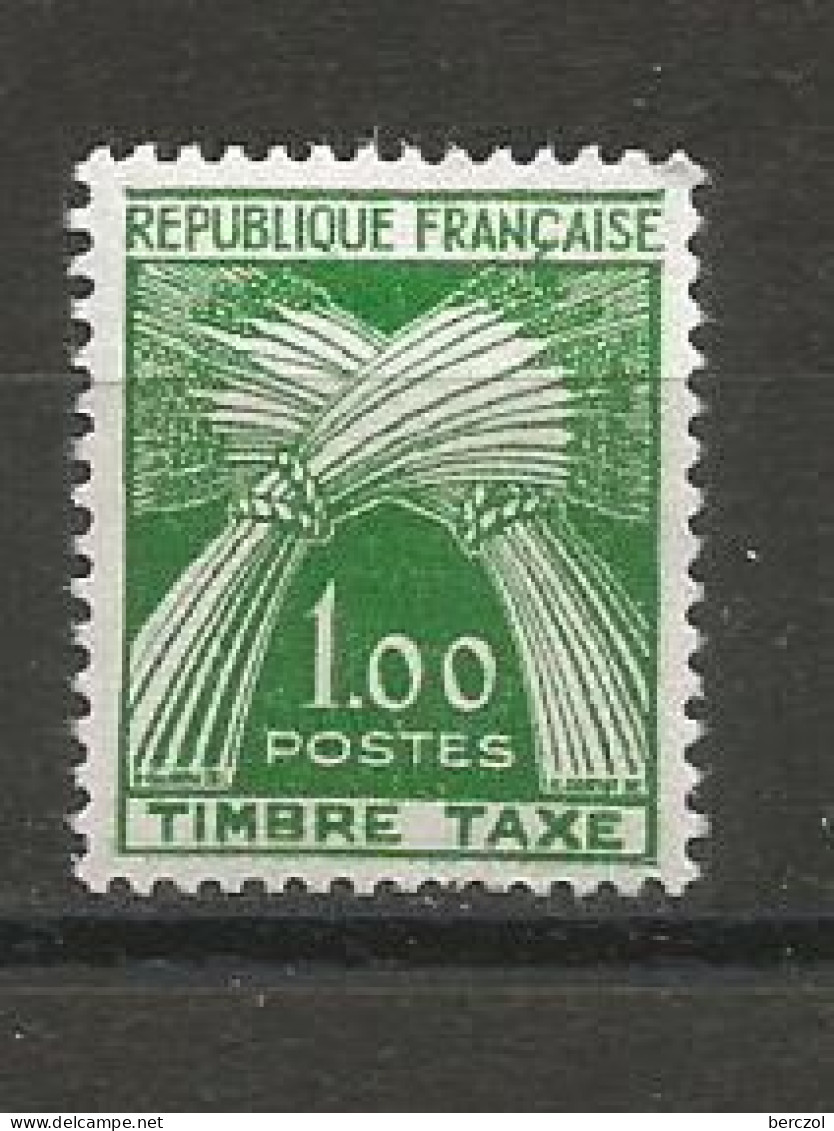 FRANCE ANNEE 1960 TAXE N° 94 NEUF * MH (réssuyage Encre Quasi N**)TB  - 1960-.... Mint/hinged
