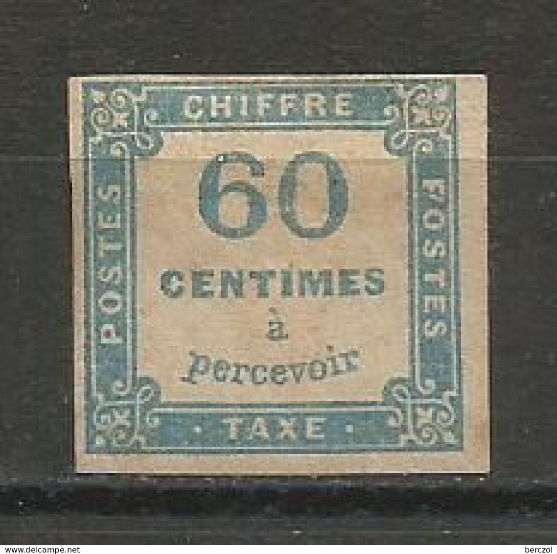 FRANCE ANNEE 1878 TAXE N°9 NEUF* MH TB COTE 110,00 € - 1859-1959 Neufs