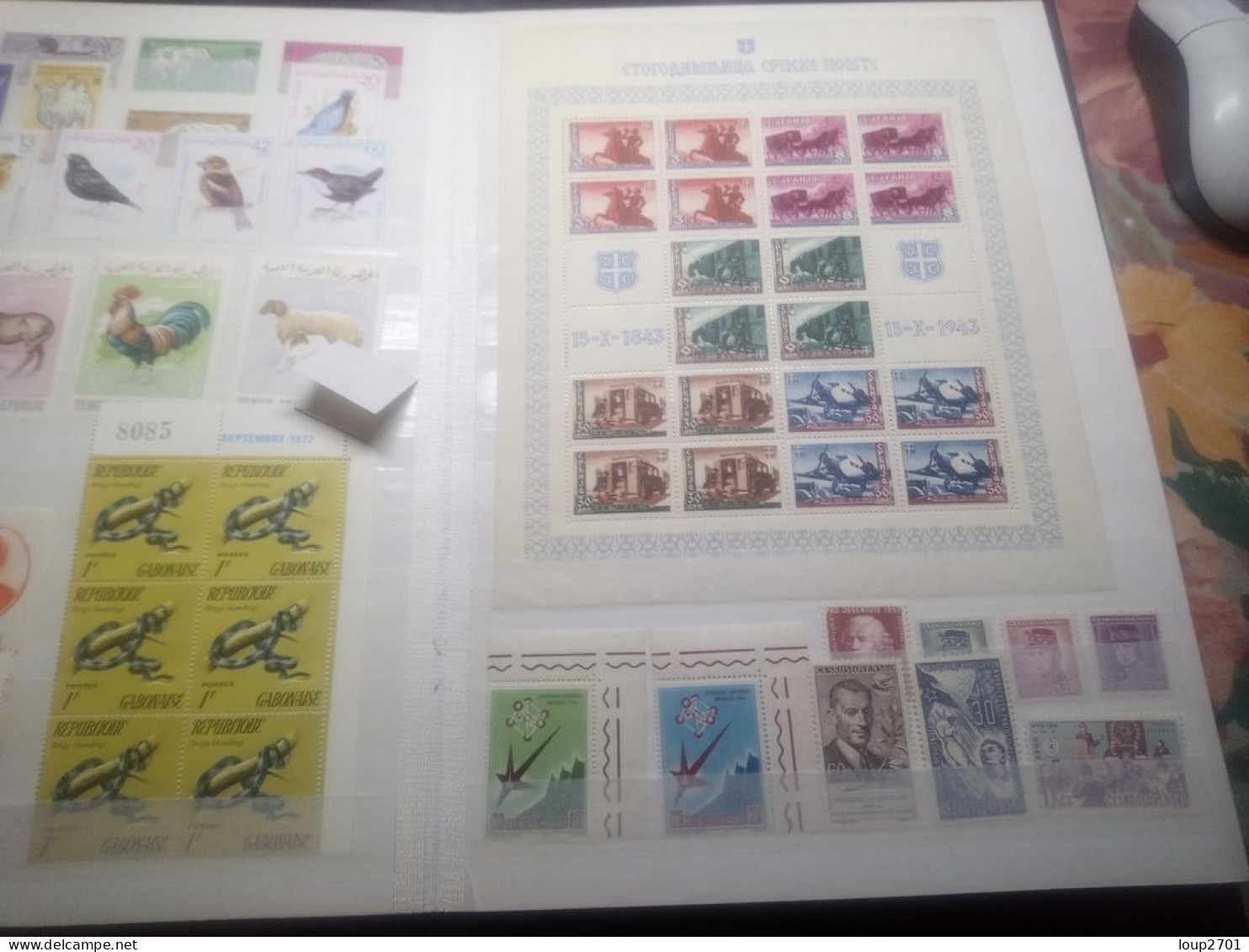 DM904 LOT FEUILLES MONDE TOUS NEUFS MNH A TRIER COTE++ DEPART 10€