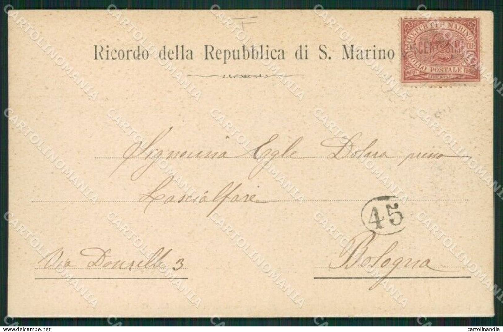 San Marino Alterocca 1051 PIEGHINA Cartolina MQ5523 - Saint-Marin