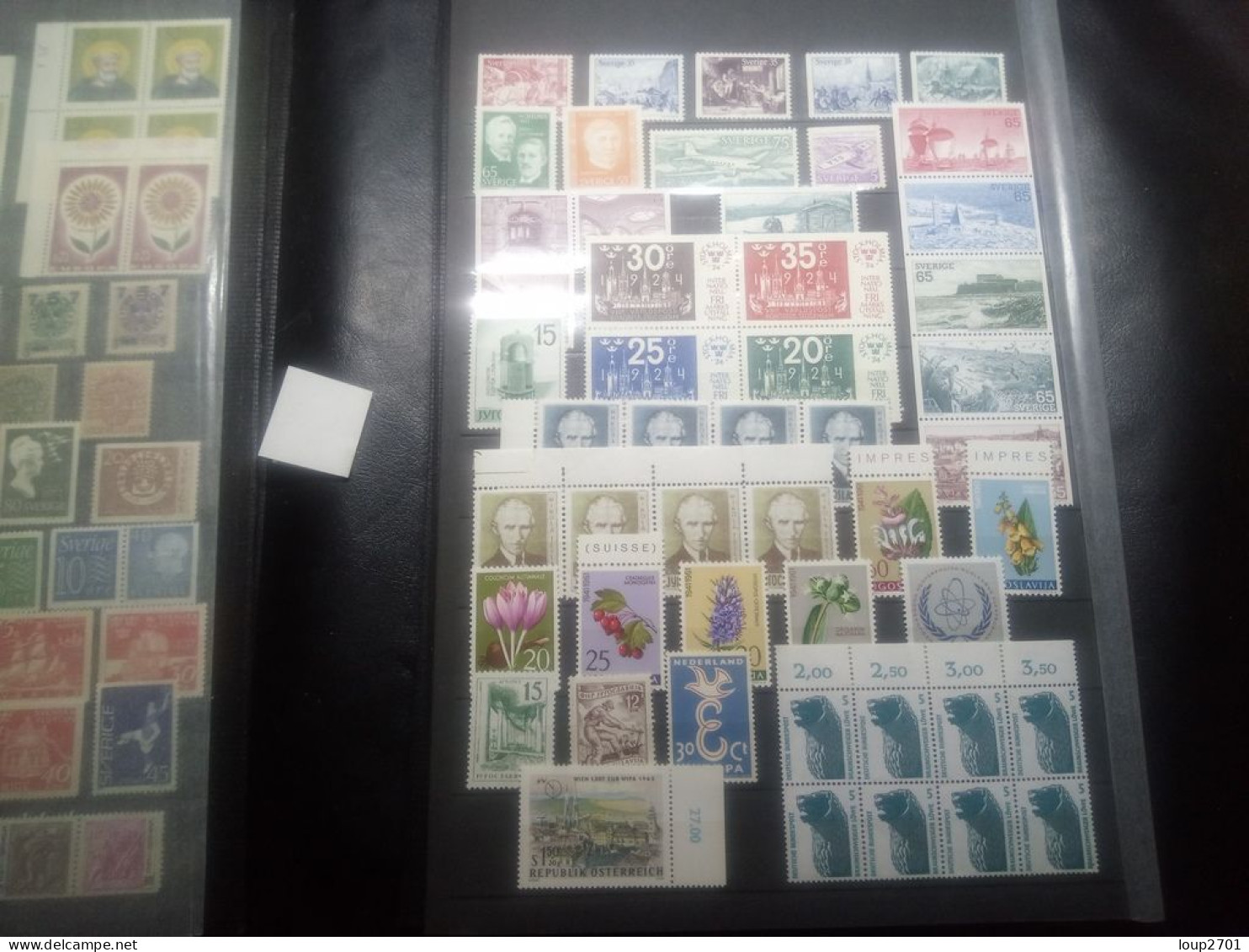 DM906 LOT FEUILLES EUROPE MAJORITE NEUFS MNH A TRIER COTE++ DEPART 10€