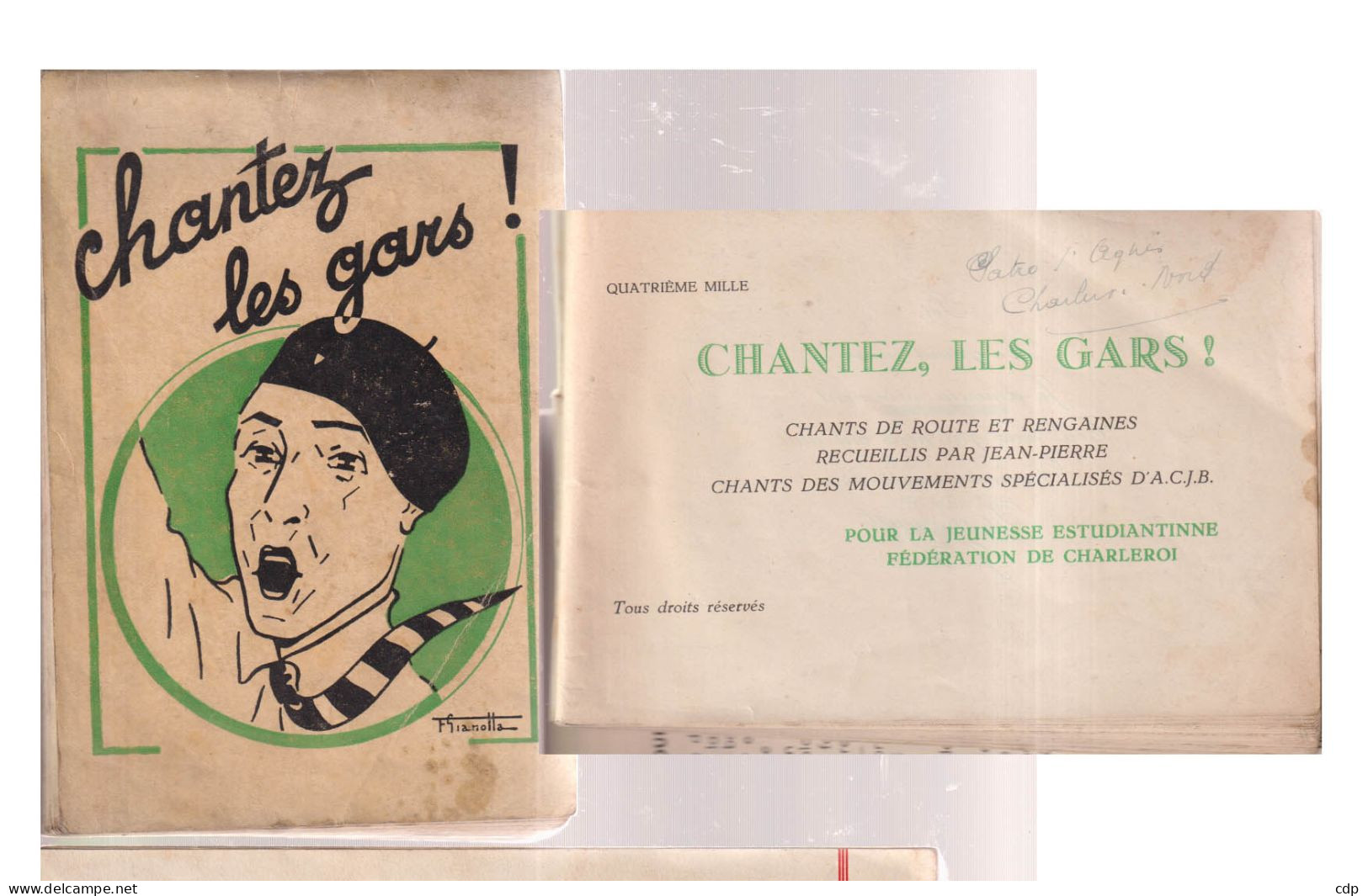 Chantez, Les Gars    Charleroi  1936 - Scouting