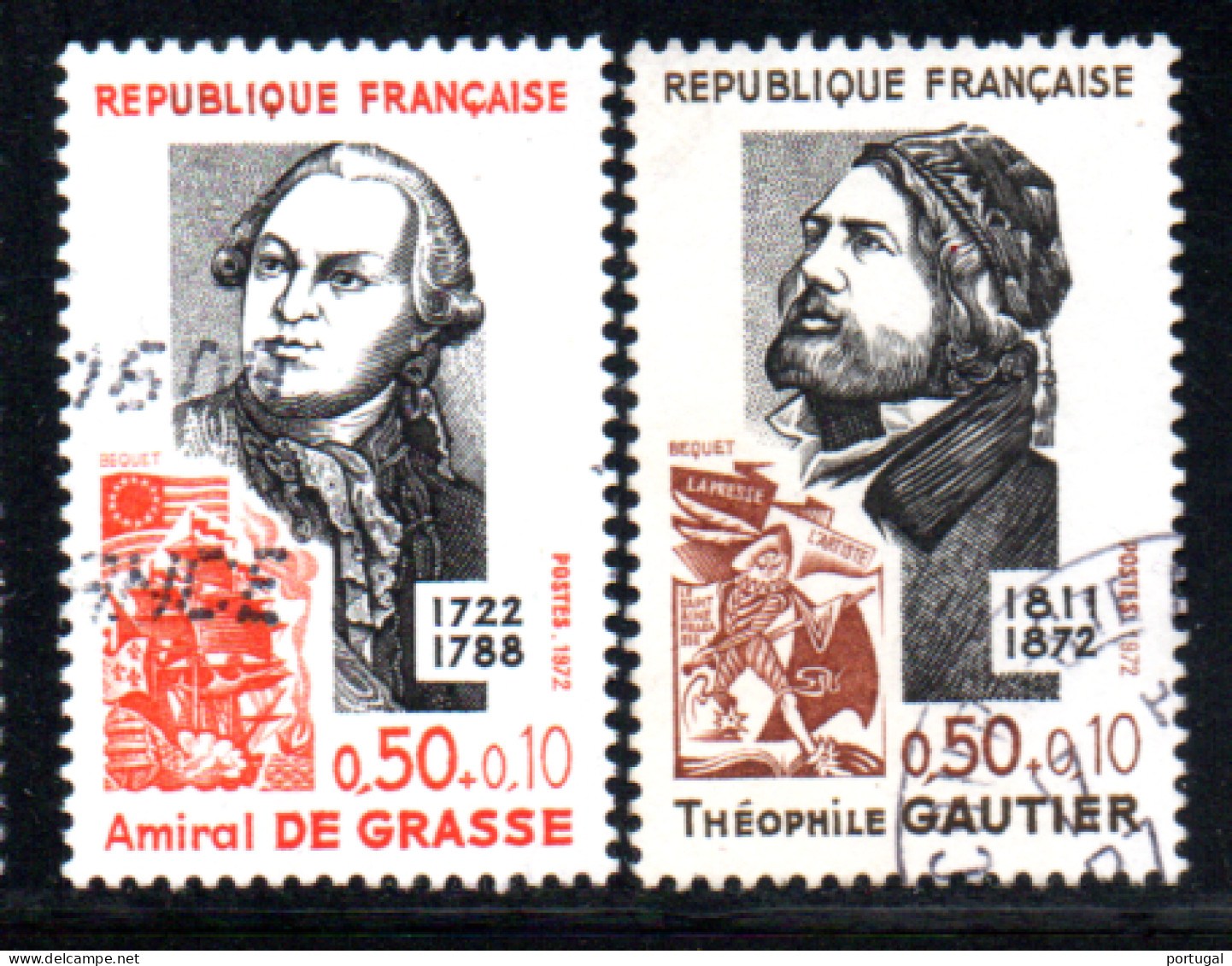 N° 1727,28 - 1972 - Used Stamps