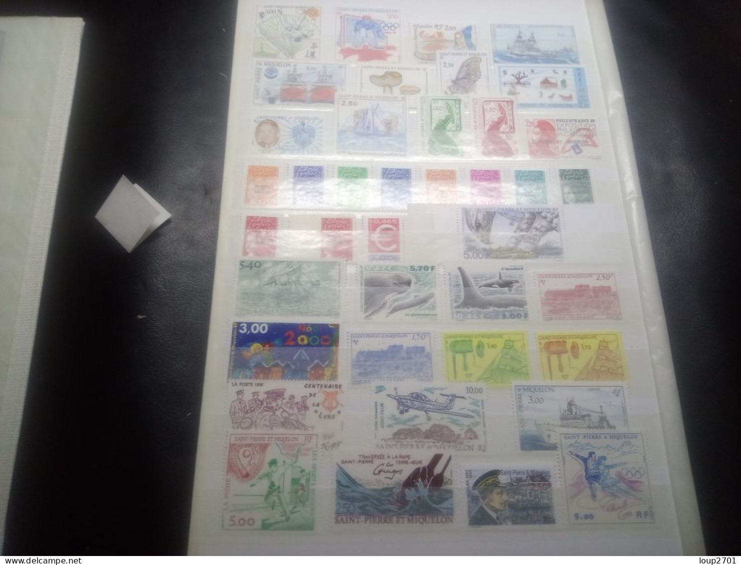 DM910 LOT FEUILLES SAINT PIERRE ET MIQUELON TOUS NEUFS MNH  A TRIER COTE++ DEPART 10€