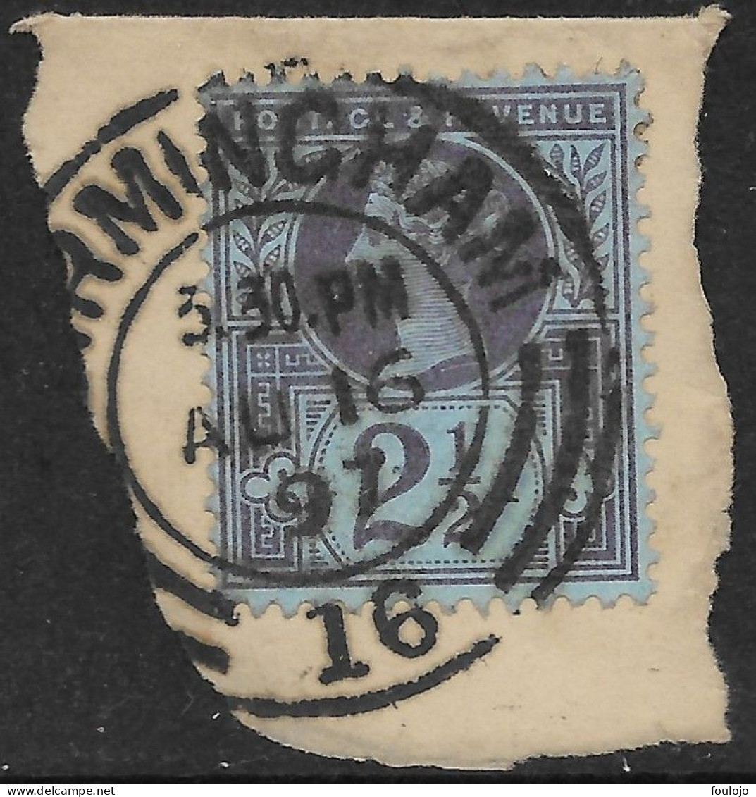 Y&T 95 Used On Fragment Birmingham 16 AU 97 Thanks Looking At The Scan (Classeur GB) - Gebruikt