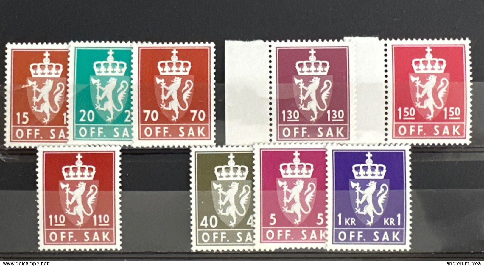 MNH Norvege Lot Freimarken - Unused Stamps