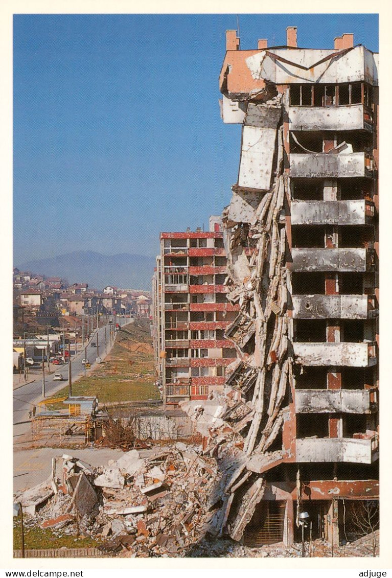 Guerre Bosnie-Herzegovine, SARAJEVO -Ruines Des Combats Centre Est De La Capitale (Photo SFOR) - Bosnia And Herzegovina