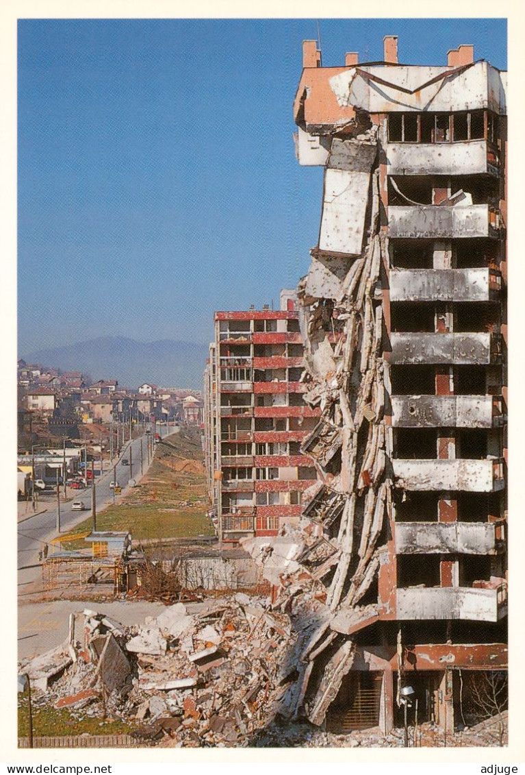 Guerre Bosnie-Herzegovine, SARAJEVO -Ruines Des Combats Centre Est De La Capitale (Photo SFOR) - Bosnie-Herzegovine