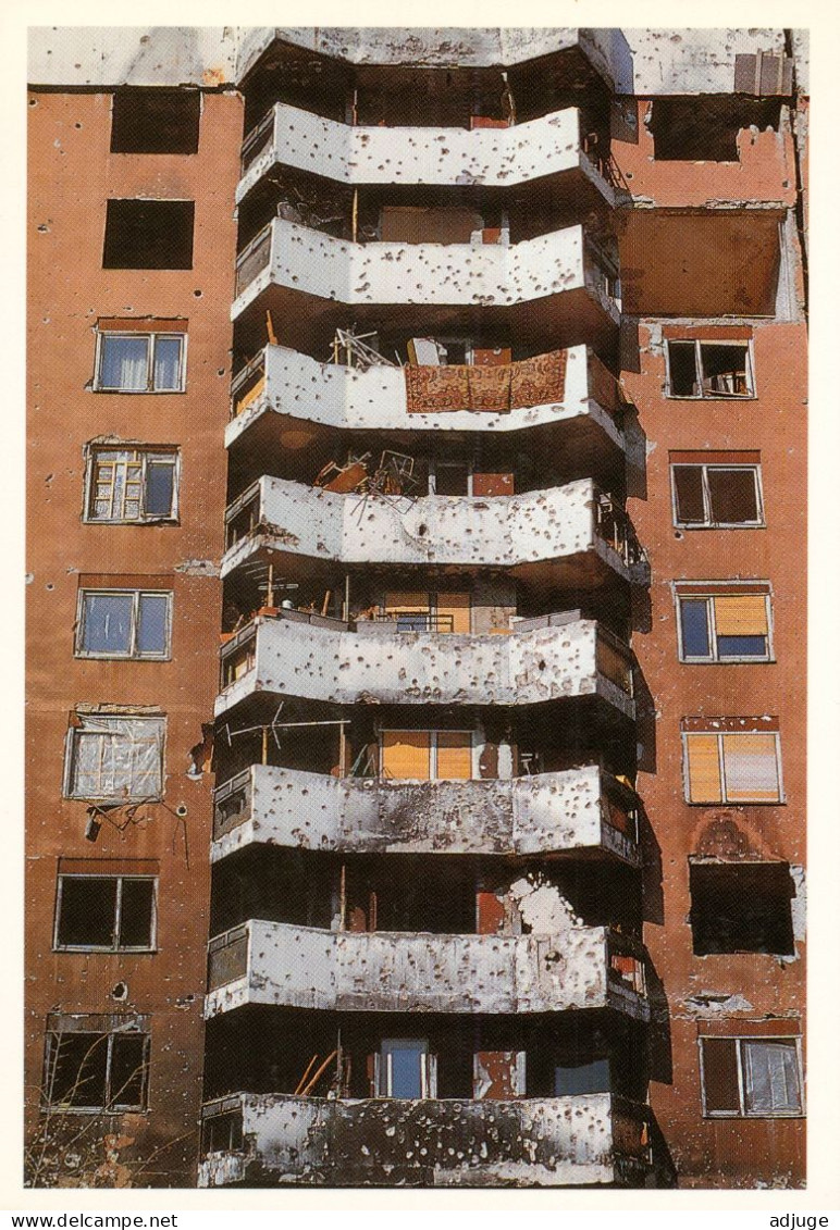 Guerre Bosnie-Herzegovine, SARAJEVO -Stigmates Des Combats Dans La Capitale  - Destructions-(Photo SFOR) - Bosnia And Herzegovina