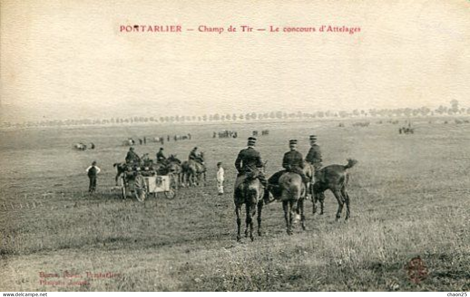 Pontarlier  Les écoles à Feu  Champ De Tir - Pontarlier