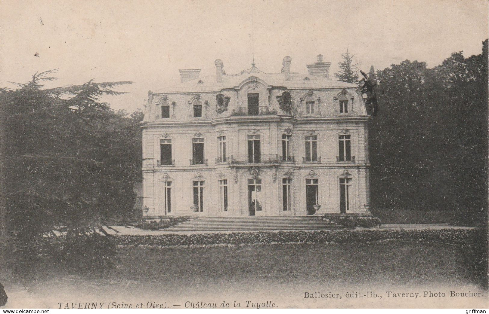 TAVERNY CHATEAU DE LA TUYOLLE 1915 BE - Taverny