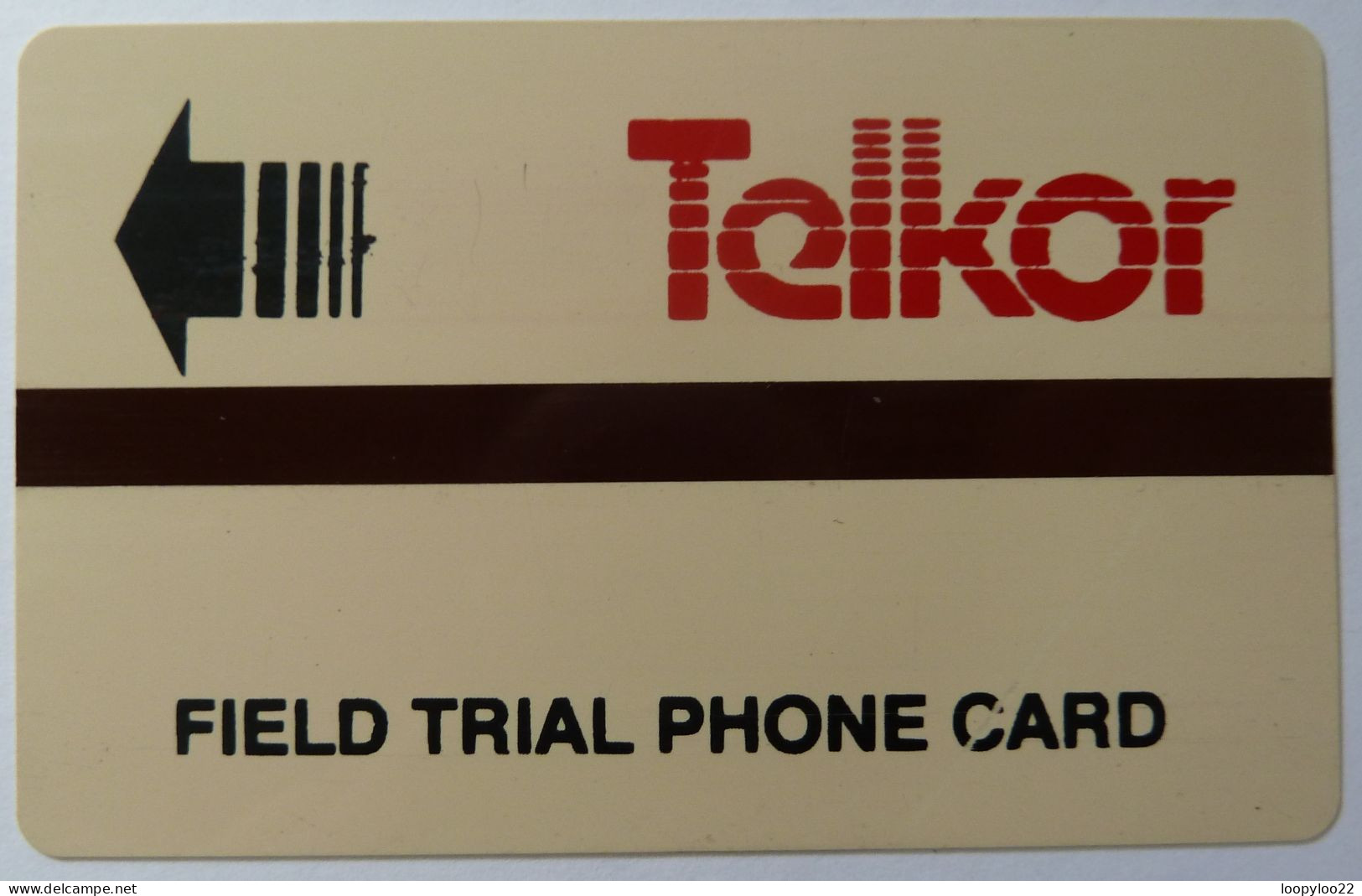 SOUTH AFRICA - Telkor - Magnetic - Field Trial - Engineer Sample - With Control Number - Damaged - Suráfrica