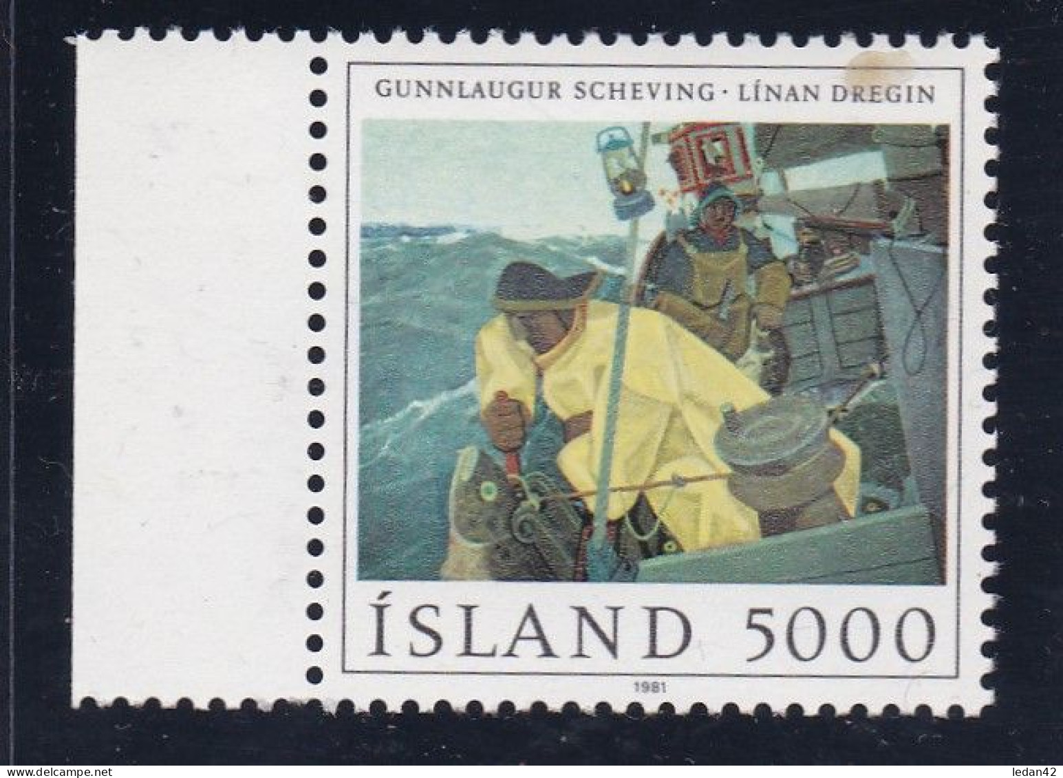 Islande 1981. Cat.Yvert  N° 525 **. Oeuvre Du Peintre Gunnlaugur Schewing - Neufs