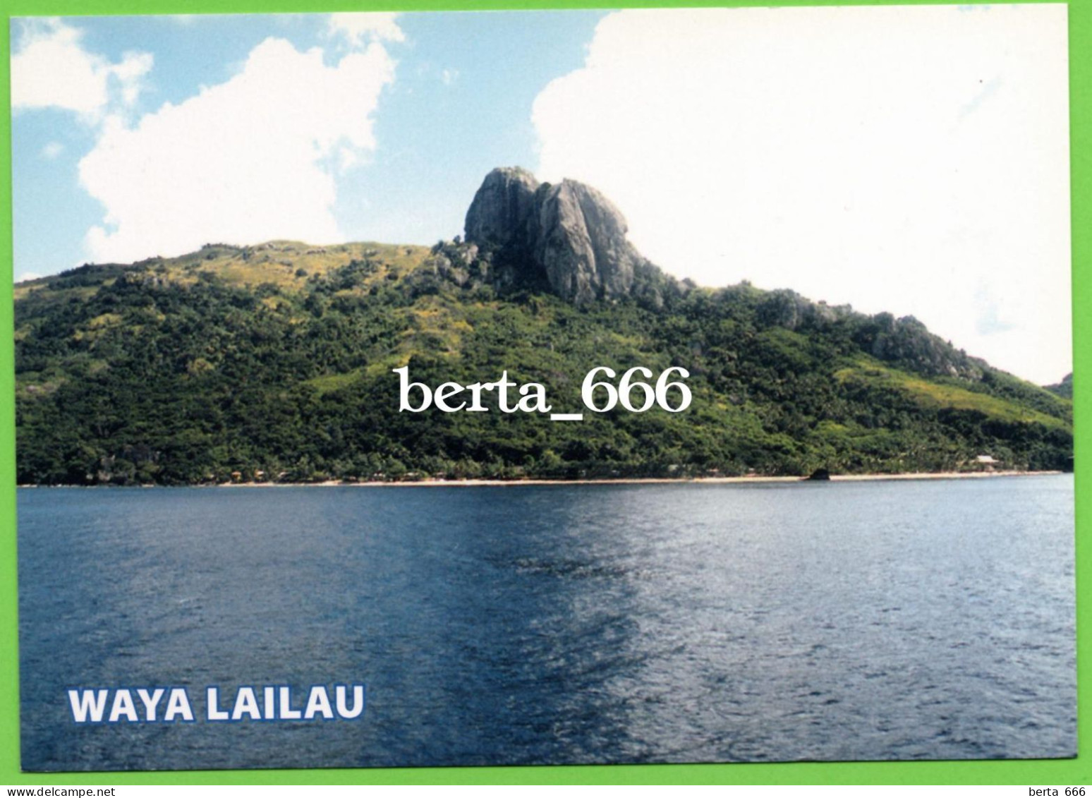 Fiji Yasawa Islands Waya Lailau Island New Postcard - Fiji