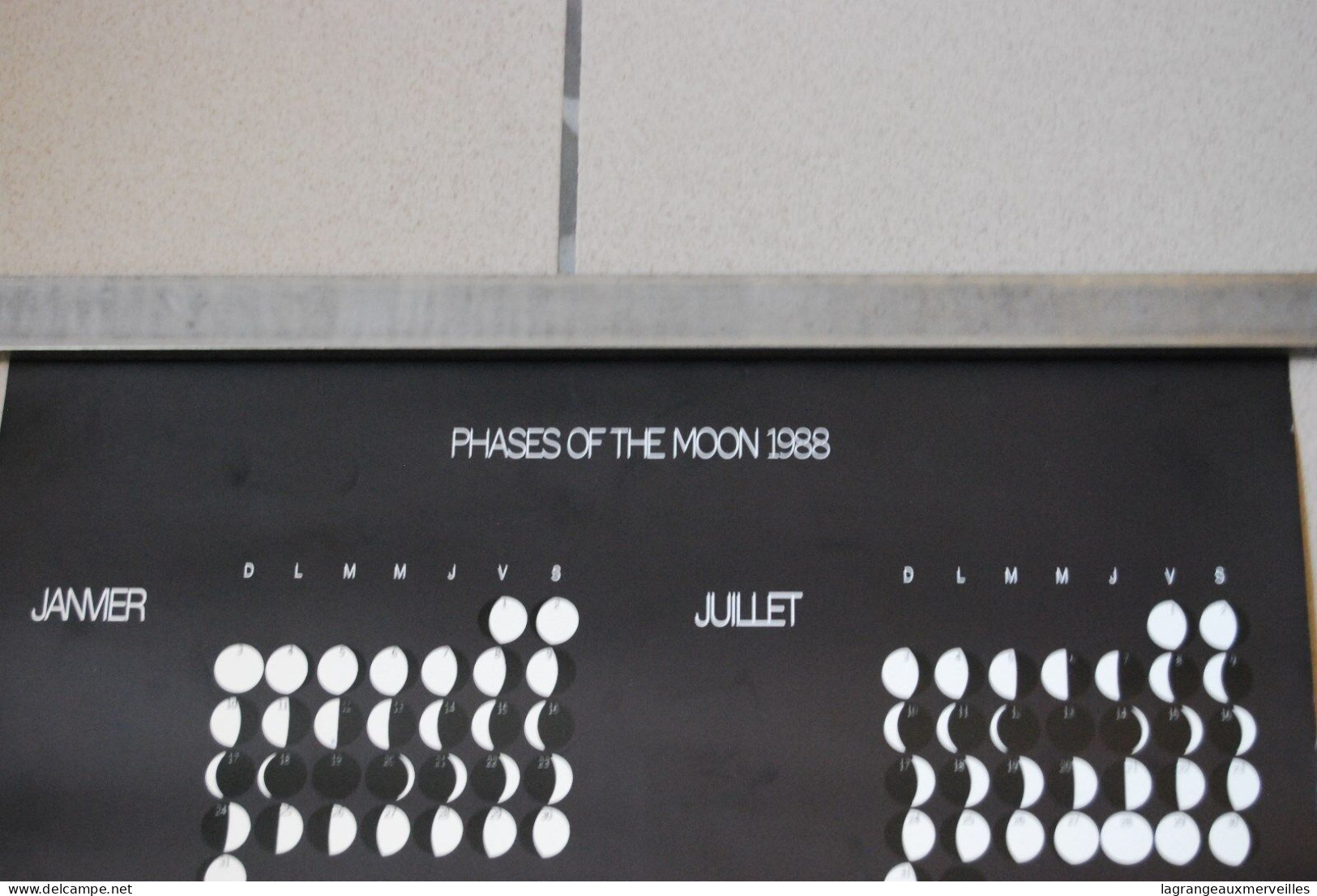 A1 Affiche Phases Of The MOON 1988 Phase De La Lune - Affiches