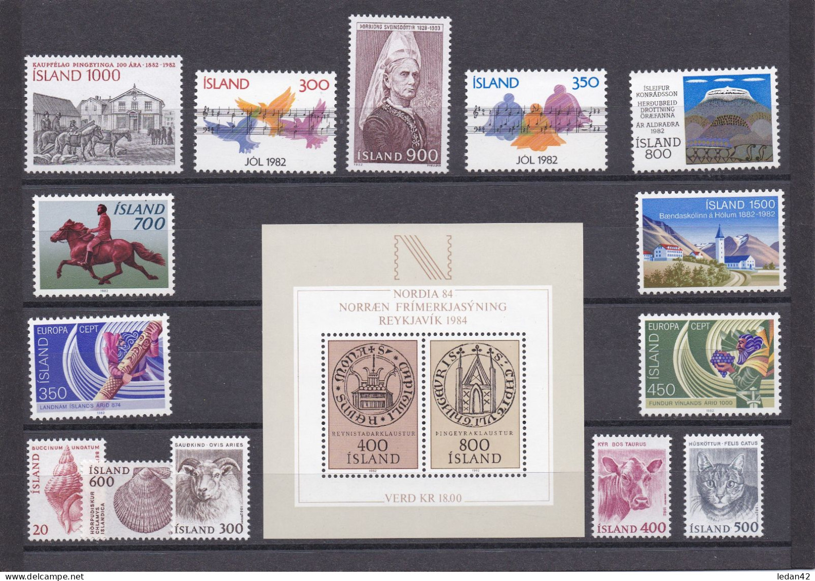 Islande 1982. Cat.Yvert Année Complète ** - Unused Stamps