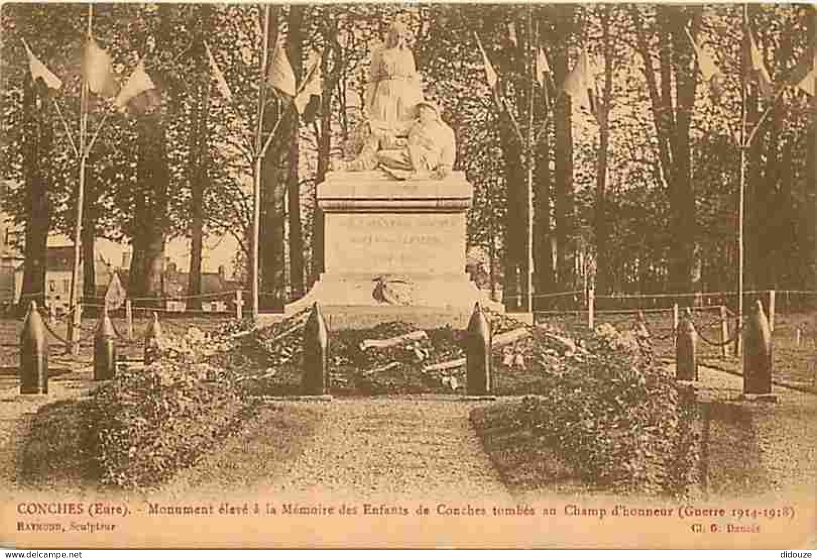 27 - Conches - Monument Aux Morts - Carte Neuve - CPA - Voir Scans Recto-Verso - Conches-en-Ouche