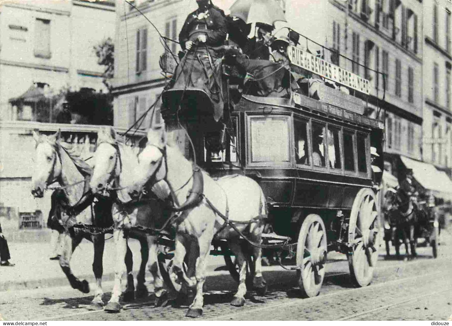 Reproduction CPA - 75 Paris - Omnibus à Chevaux - Paris 1900 - 209 - CPM - Voir Scans Recto-Verso - Unclassified
