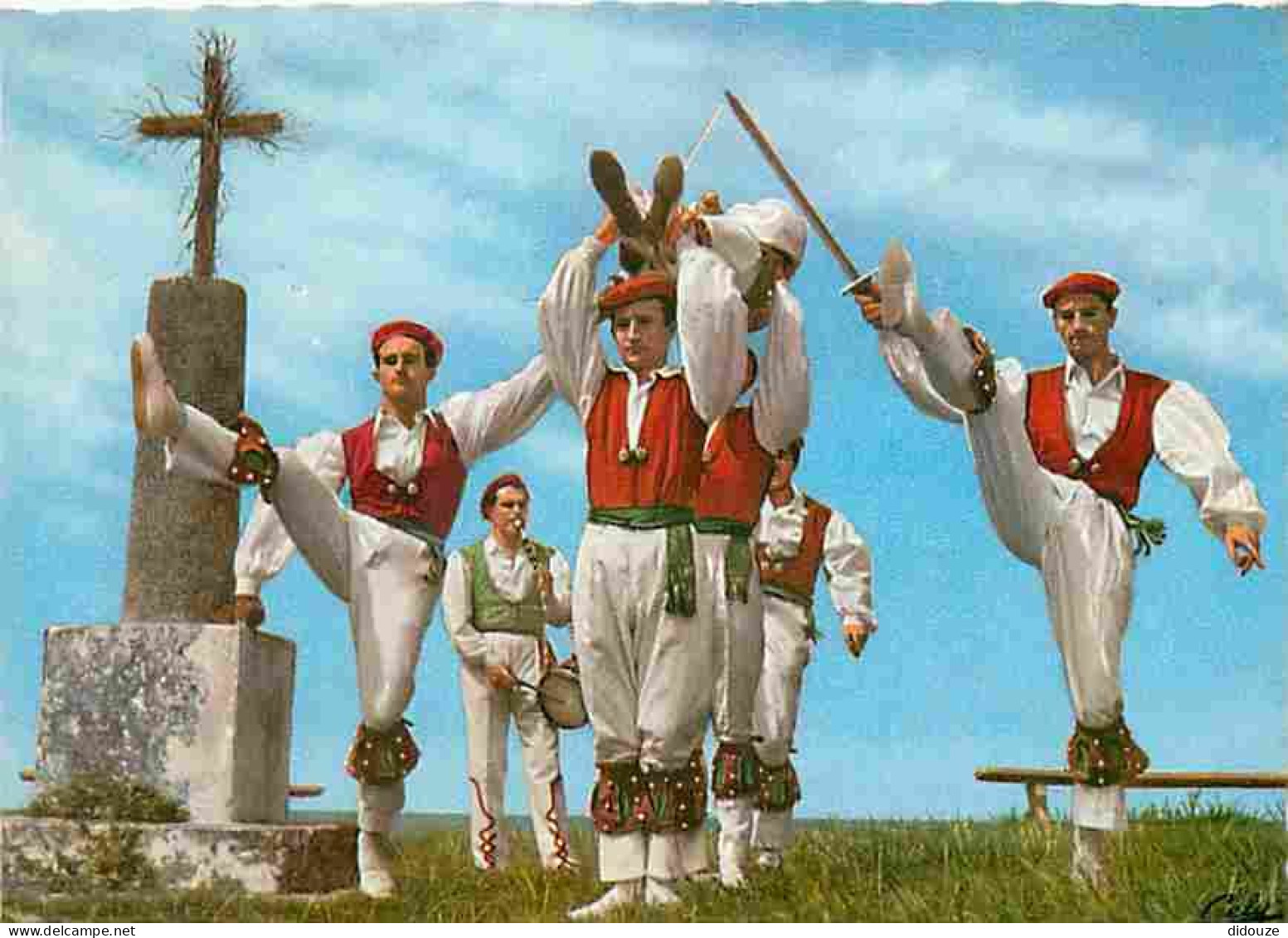 Folklore - Danses - Pays Basque - Danse Du Chef Mort - Xankarankua - Voir Scans Recto Verso - Dans