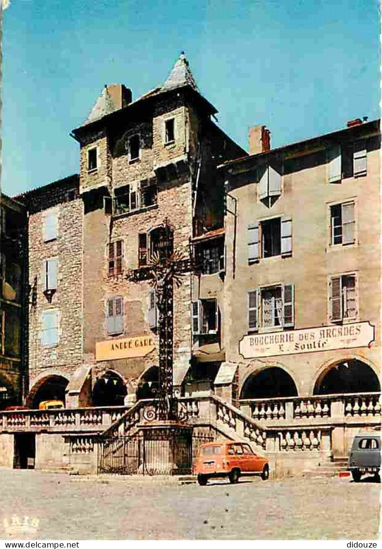 Automobiles - Villefranche De Rouergue - La Place Notre Dame - Carte Neuve - CPM - Voir Scans Recto-Verso - Voitures De Tourisme