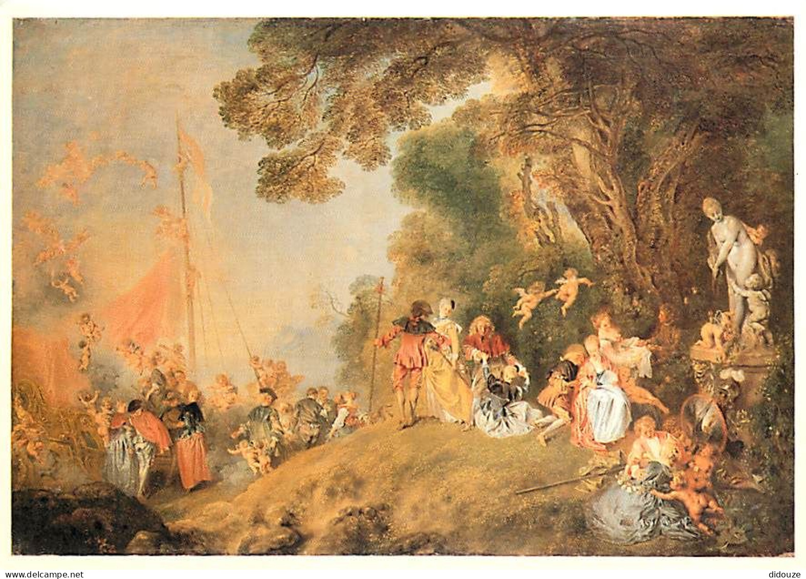 Art - Peinture - Antoine Watteau - L'Embarquement Pour Cythère - Carte Neuve - CPM - Voir Scans Recto-Verso - Peintures & Tableaux