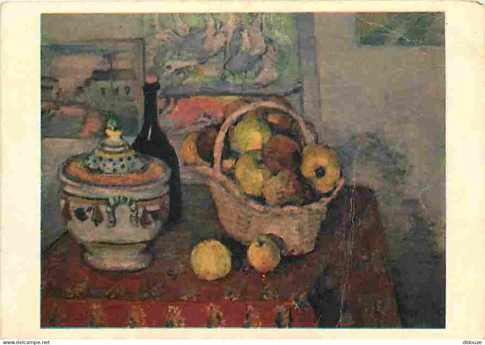 Art - Peinture - P Cézanne - Nature Morte à La Soupière - CPM - Voir Scans Recto-Verso - Peintures & Tableaux