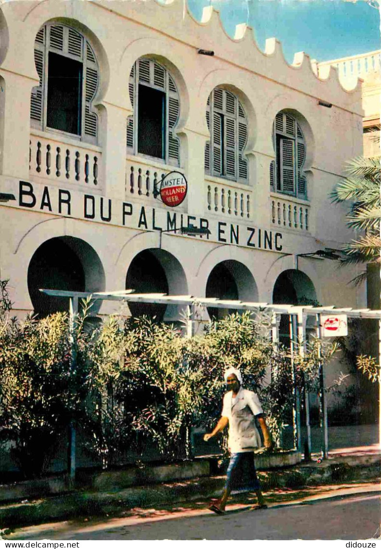 Djibouti - Bar Le Palmier En Zinc - Carte Dentelée - CPSM Grand Format - Voir Scans Recto-Verso - Djibouti