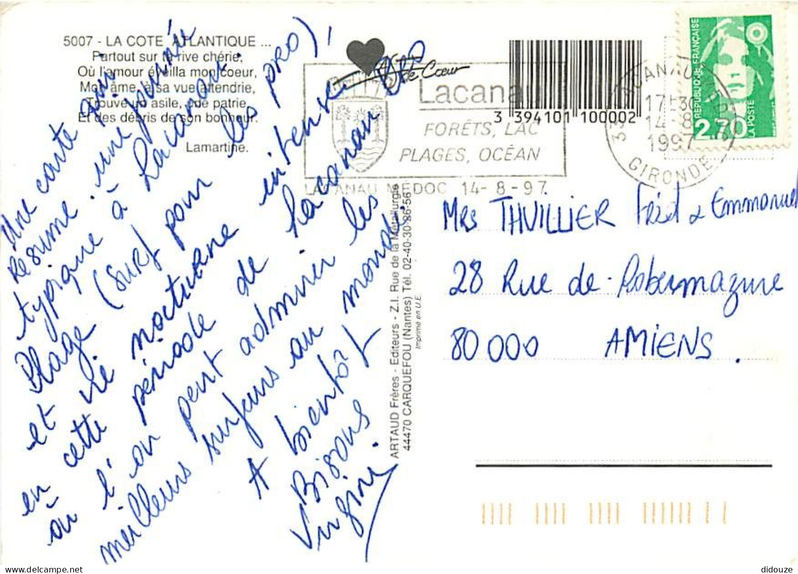 Régions - Aquitaine - Cote Atlantique - CPM - Voir Scans Recto-Verso - Aquitaine