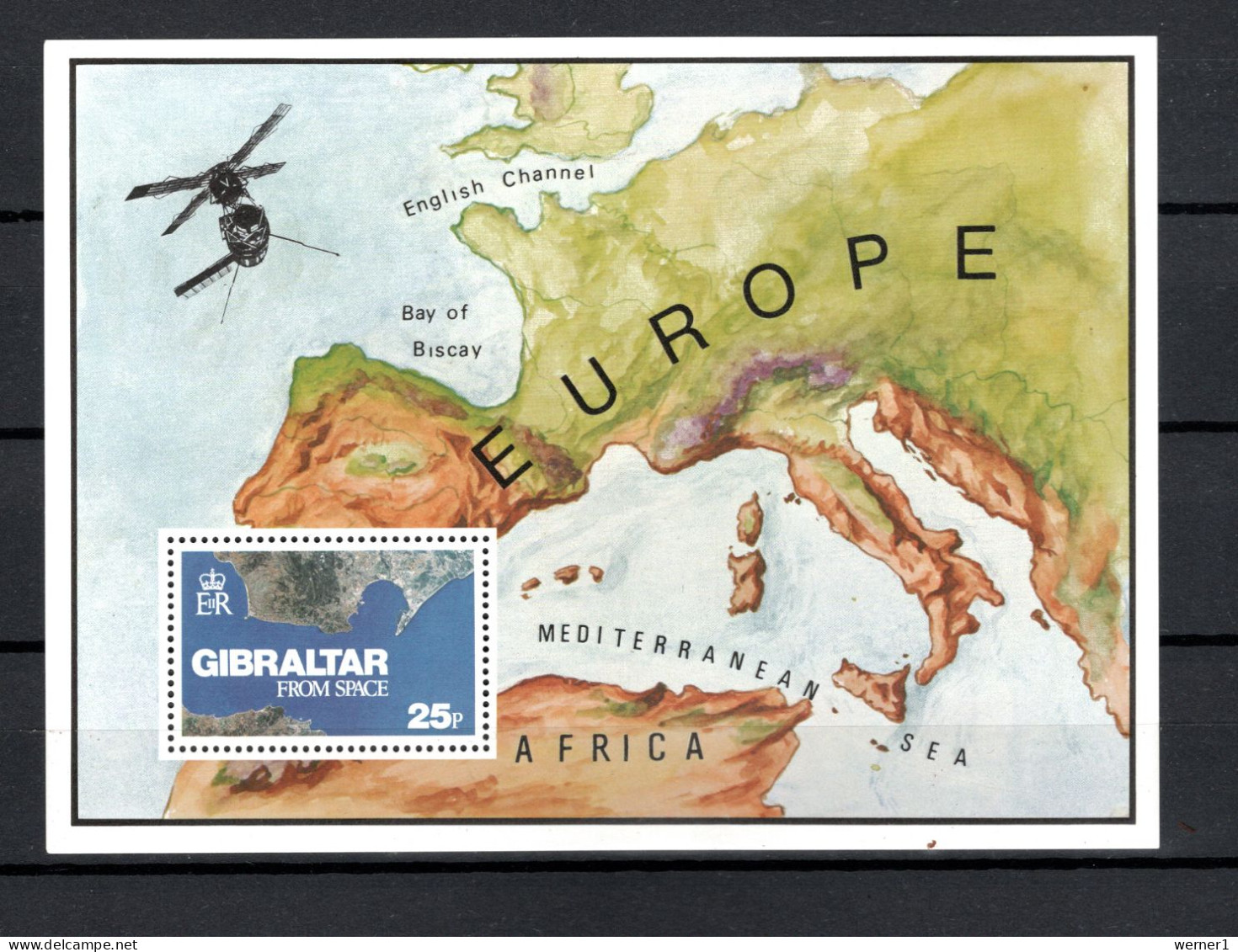 Gibraltar 1978 Space, Gibraltar From Space S/s MNH - Europa