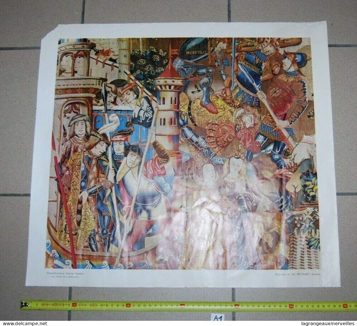 A1 Ancienne Affiche - Tapisserie - 15 ème Siècle - Tournai - Posters