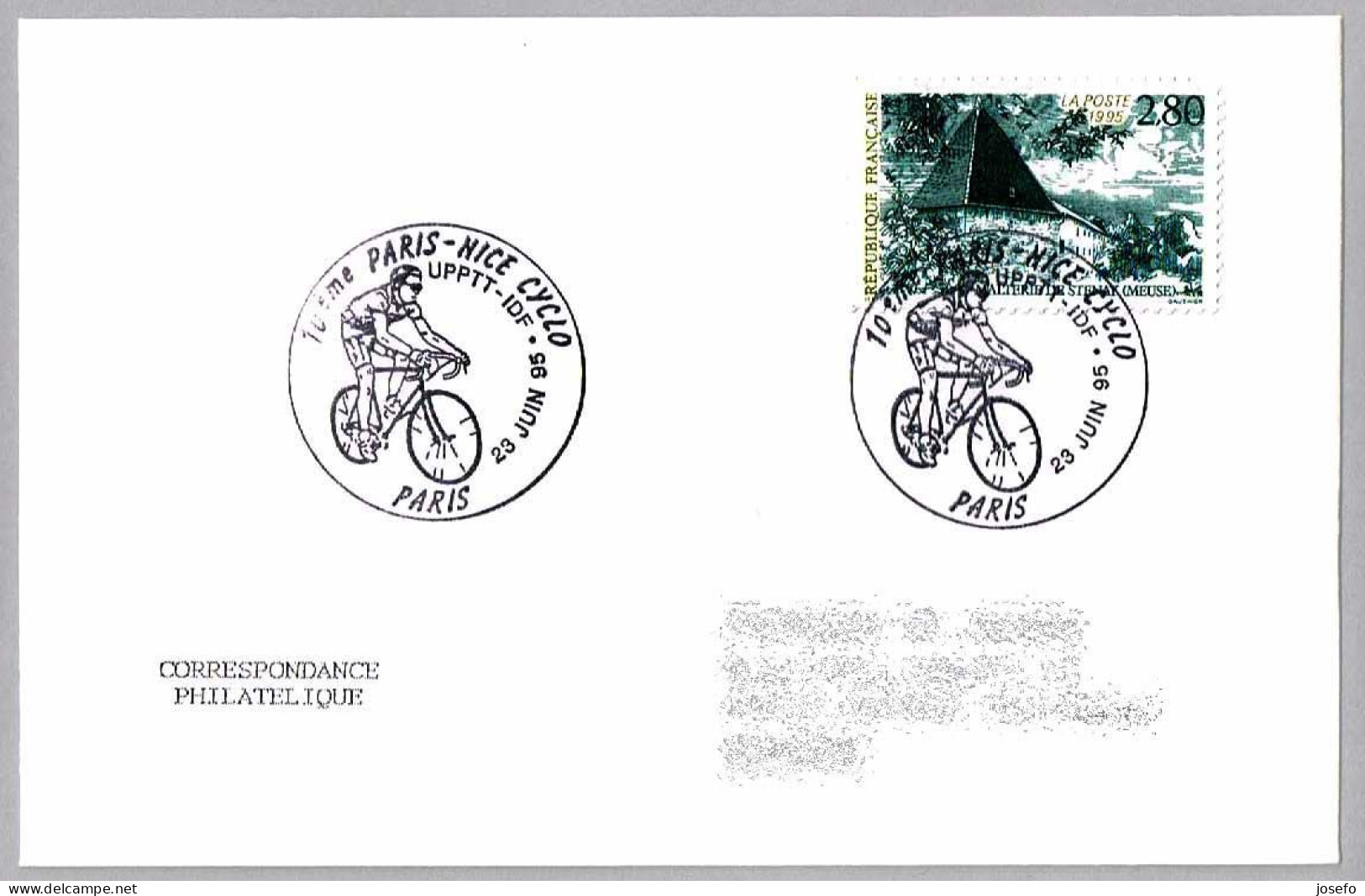 10º Carrera Ciclista PARIS - NICE. Ciclismo - Cycling. Paris 1995 - Cycling