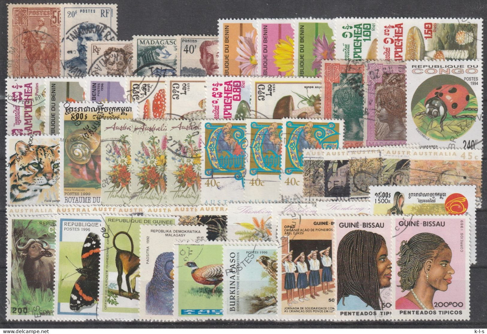 Übersee: Posten Mit Div. Versch. Werten.   Gestpl./used - Lots & Kiloware (mixtures) - Max. 999 Stamps