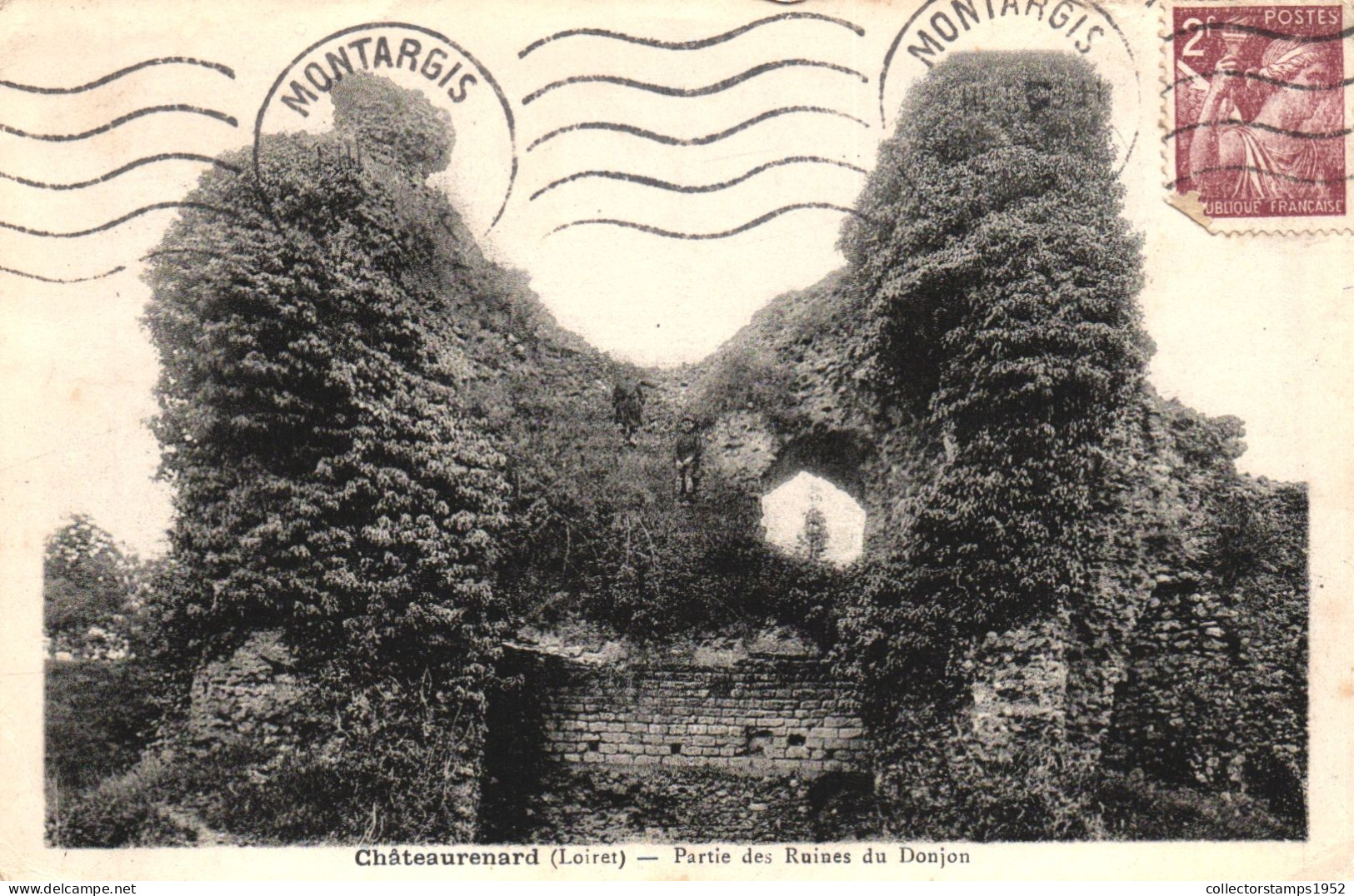 CHATEAURENARD, BOUCHES-DU-RHONE, DUNGEON RUINS, ARCHITECTURE, FRANCE, POSTCARD - Chateaurenard