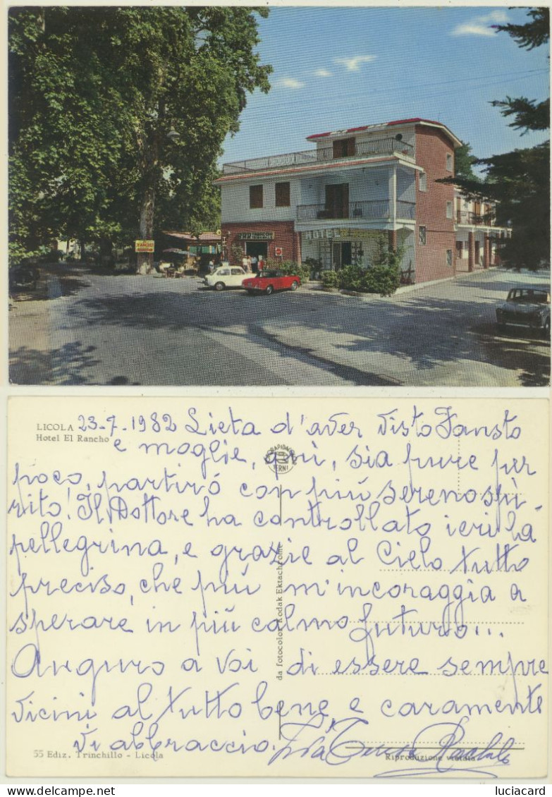 LICOLA MARE -POZZUOLI -NAPOLI -HOTEL EL RANCHO -AUTO D'EPOCA - Pozzuoli