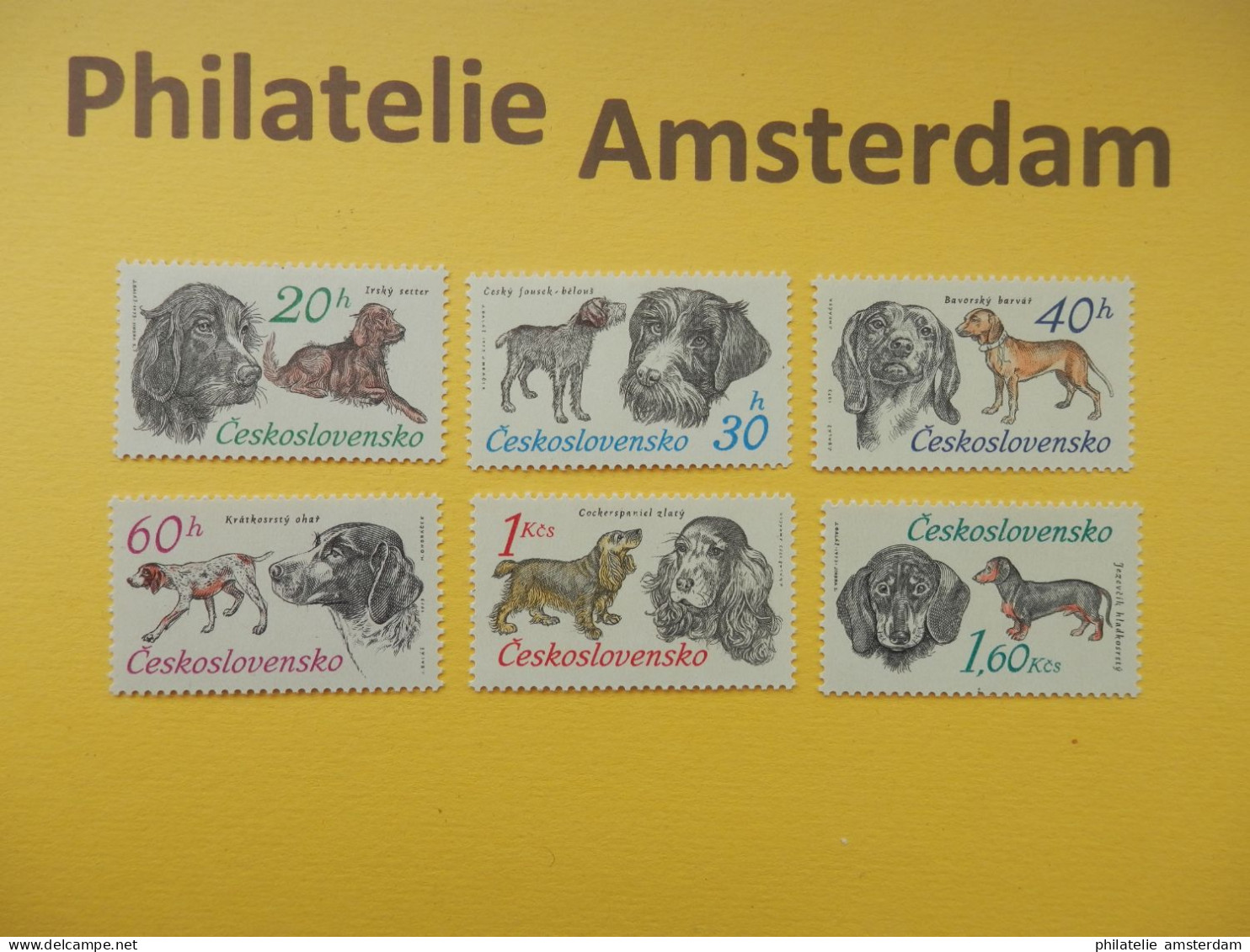 Czechoslovakia 1973, FAUNA DOGS CHIENS: Mi 2154-59, ** - Honden