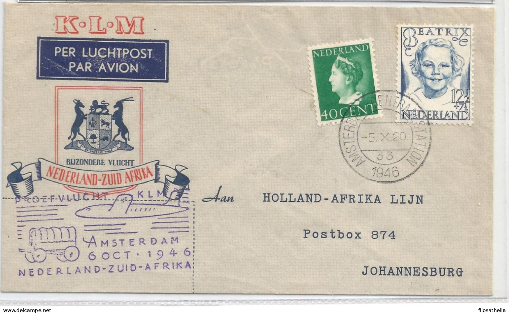 Olanda Posta Aerea - Airmail