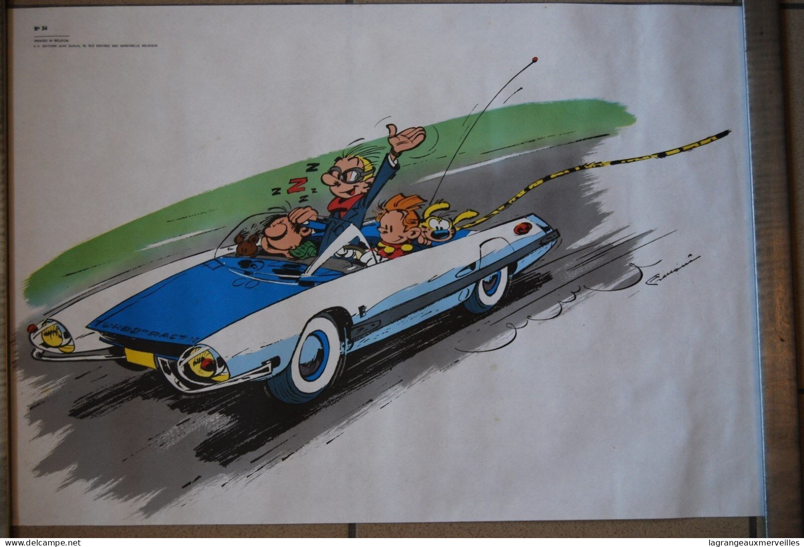 A1 Affiche FRANQUIN GASTON LAGAFFE Ed Dupuis - Afiches