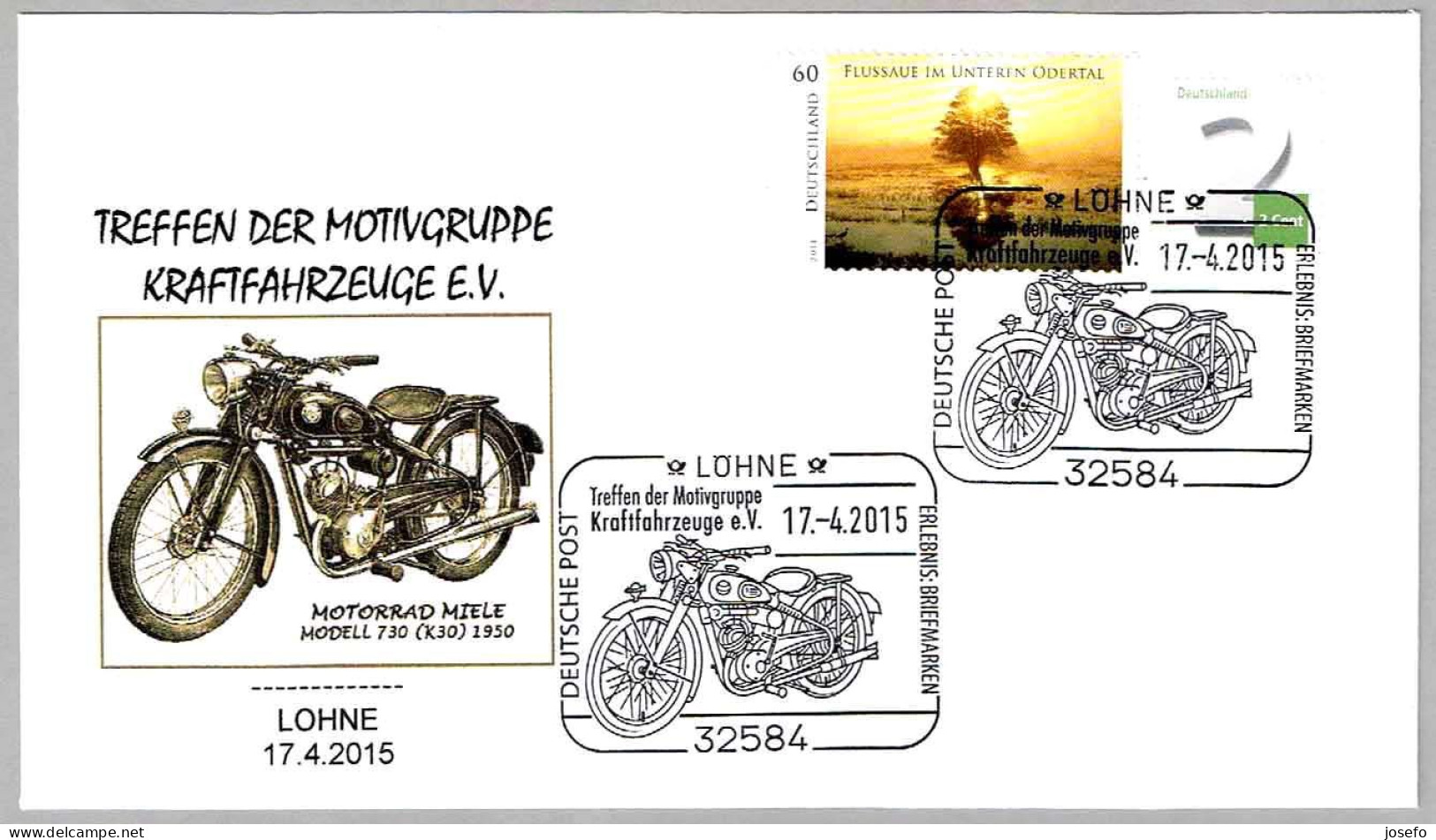 MOTO MIELE - MODELL 730 (K 30) 1950. Lohne 2015 - Motorfietsen