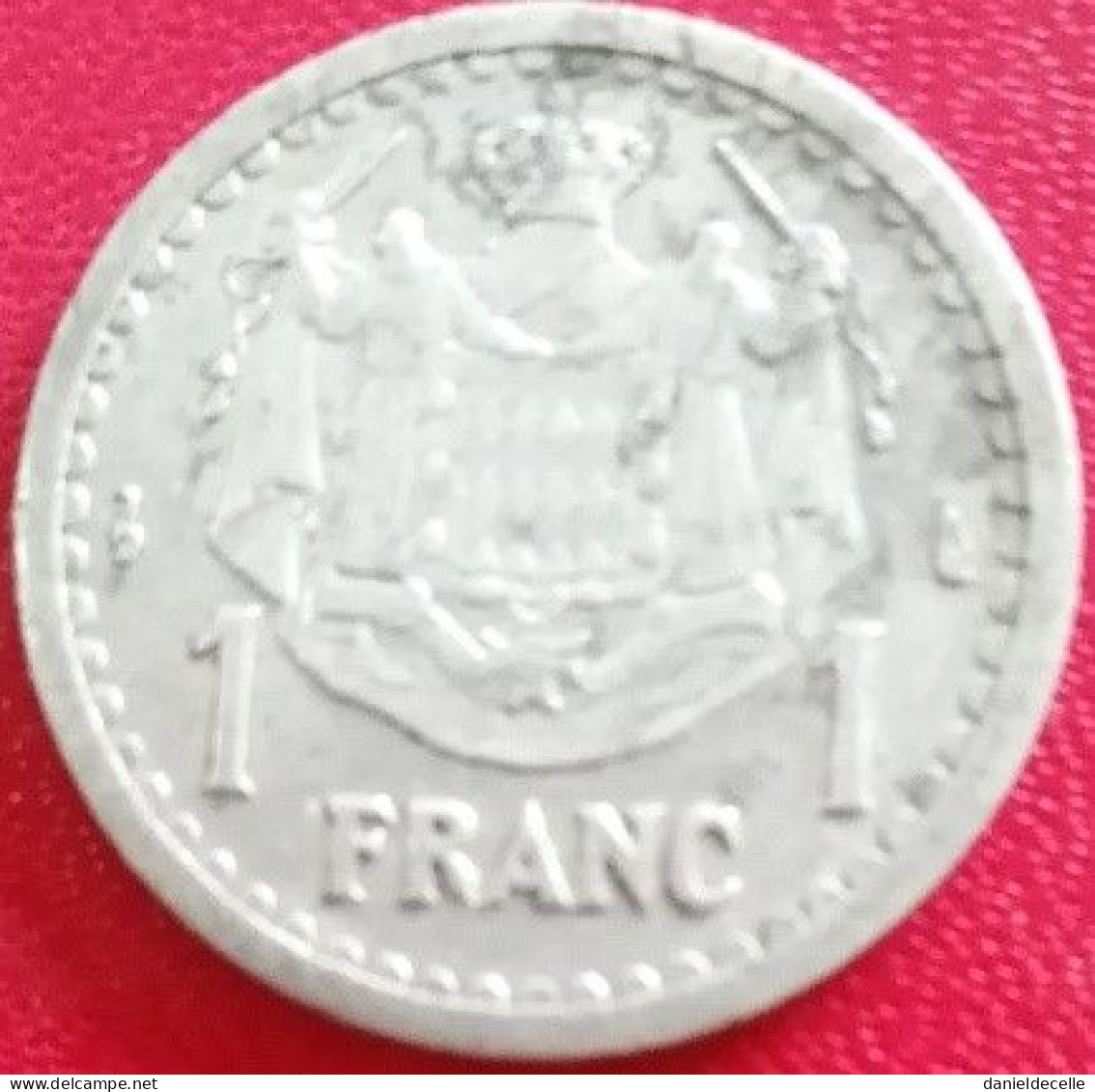 1 Franc Monaco 1943 Aluminium (TB+) - 1922-1949 Luigi II