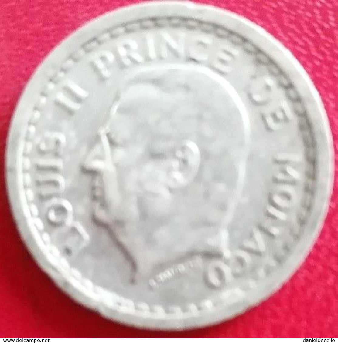 1 Franc Monaco 1943 Aluminium (TB+) - 1922-1949 Luigi II