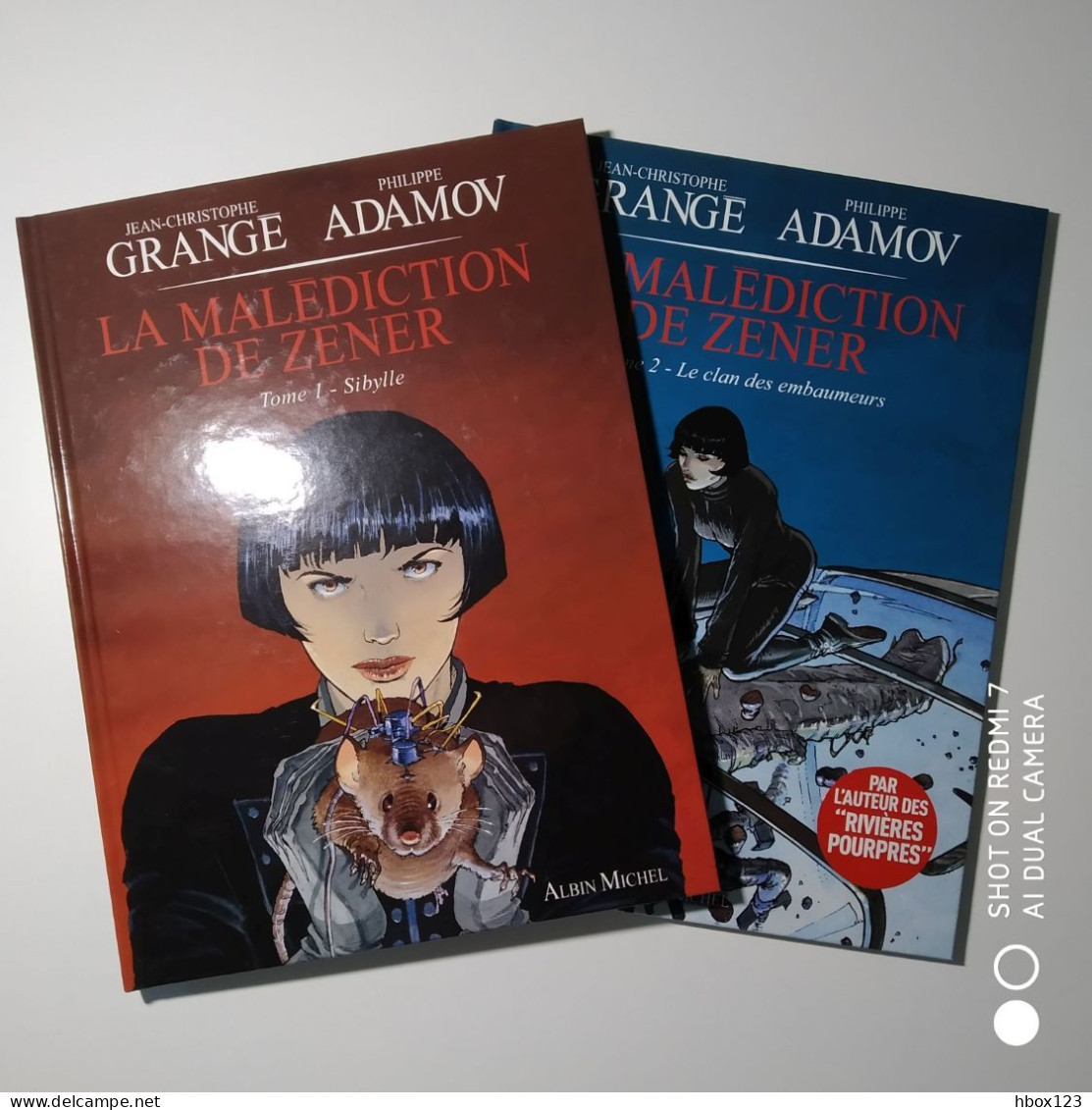 LA MALEDICTION DE ZENER ( Jean-Christophe Grangé / Adamov ) E.O. Lot T1 & 2 Neufs - Editions Originales (langue Française)